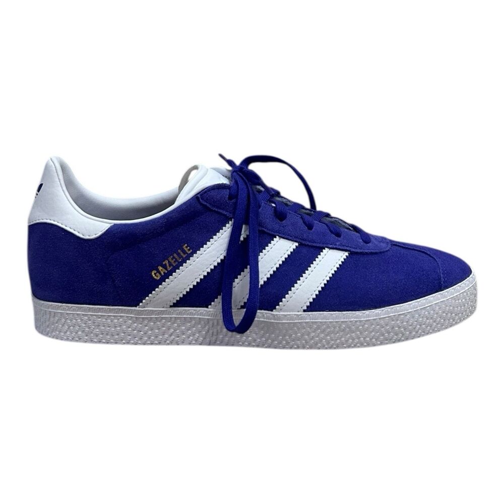 Adidas Gazelle Bold Energy Ink Purple White Youth Size 6.5 IE5597